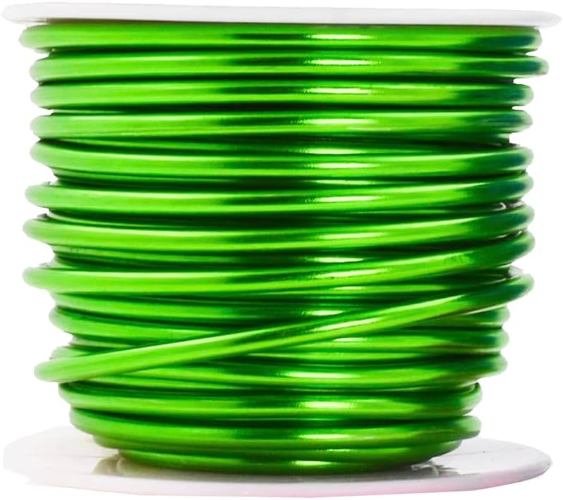 Mandala Crafts 10 Gauge Anodized Aluminum Craft Wire for Jewelry Making - 128 FT Colored Flexible Rainbow Wire - Bendable for Bonsai Armature Crafting Sculpting