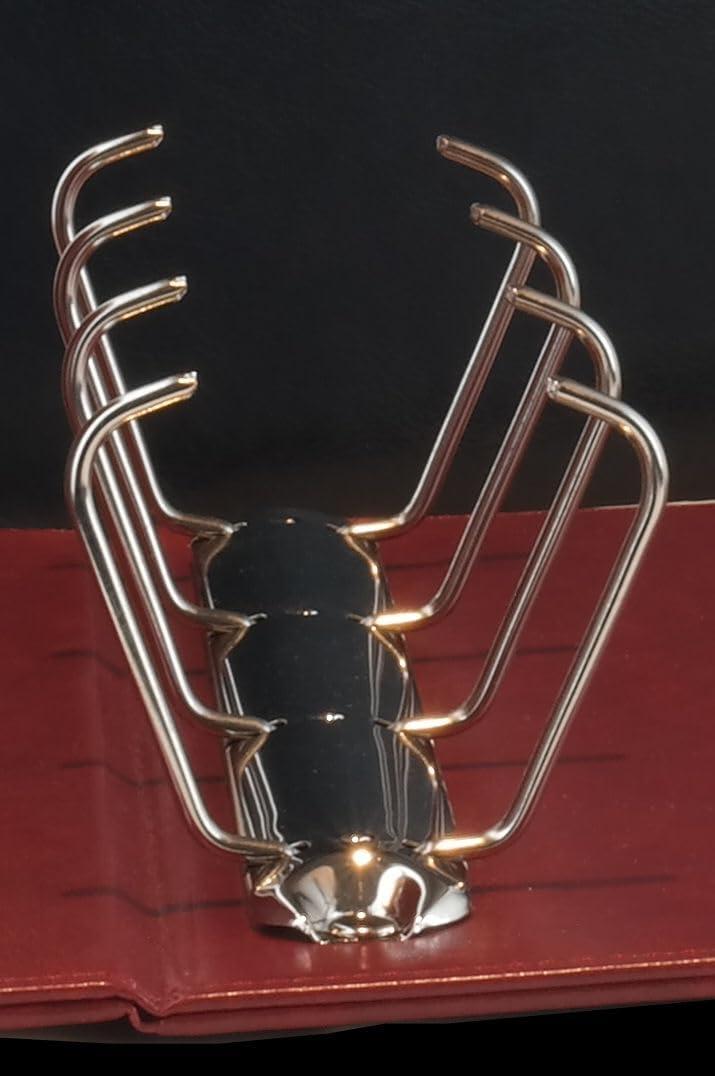 Ursae Minoris Estate Library Deluxe 4 Q-Ring Large Format Binder for Up to 1200 Sports/Trading Cards - Burgundy