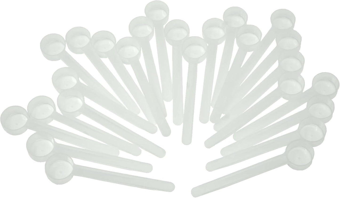 1 Tablespoon (1/2 Oz. | 3 Teaspoon | 1/16 Cup | 14.8 mL) Long Handle Scoop for Measuring Coffee, Pet Food, Grains, Protein, Spices and Other Dry Goods (Pack of 100)