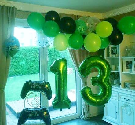 Green Foil Number 8 Balloon 40 Inch, Helium Mylar Eight Number 8 18 28 38 48 58 80 88 Birthday Balloons, 8th Green Women Men Wedding Anniversary, Graduations Party Supplies