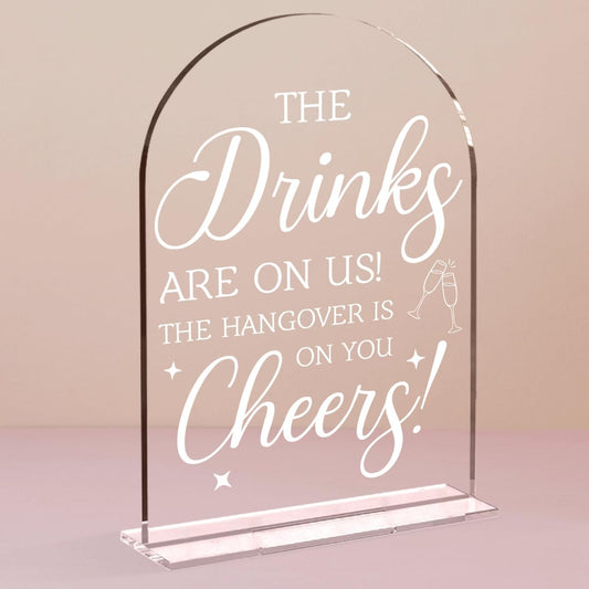 Wedding Decorations for Reception Ceremony, Wedding Clear Acrylic Table Sign for Marriage Parties Anniversaries Reception Cafe Hotel Party Bar Business Event