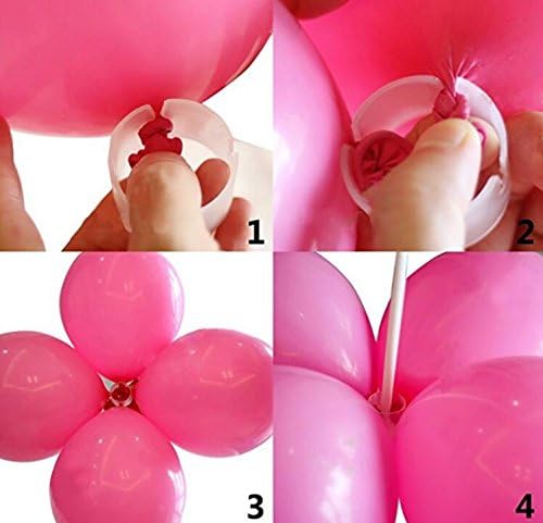 120 PCS Decorative Balloons Rings Balloon arch Convenient Clip Connector, Wedding decorations Event Party Supplies Garden decorations