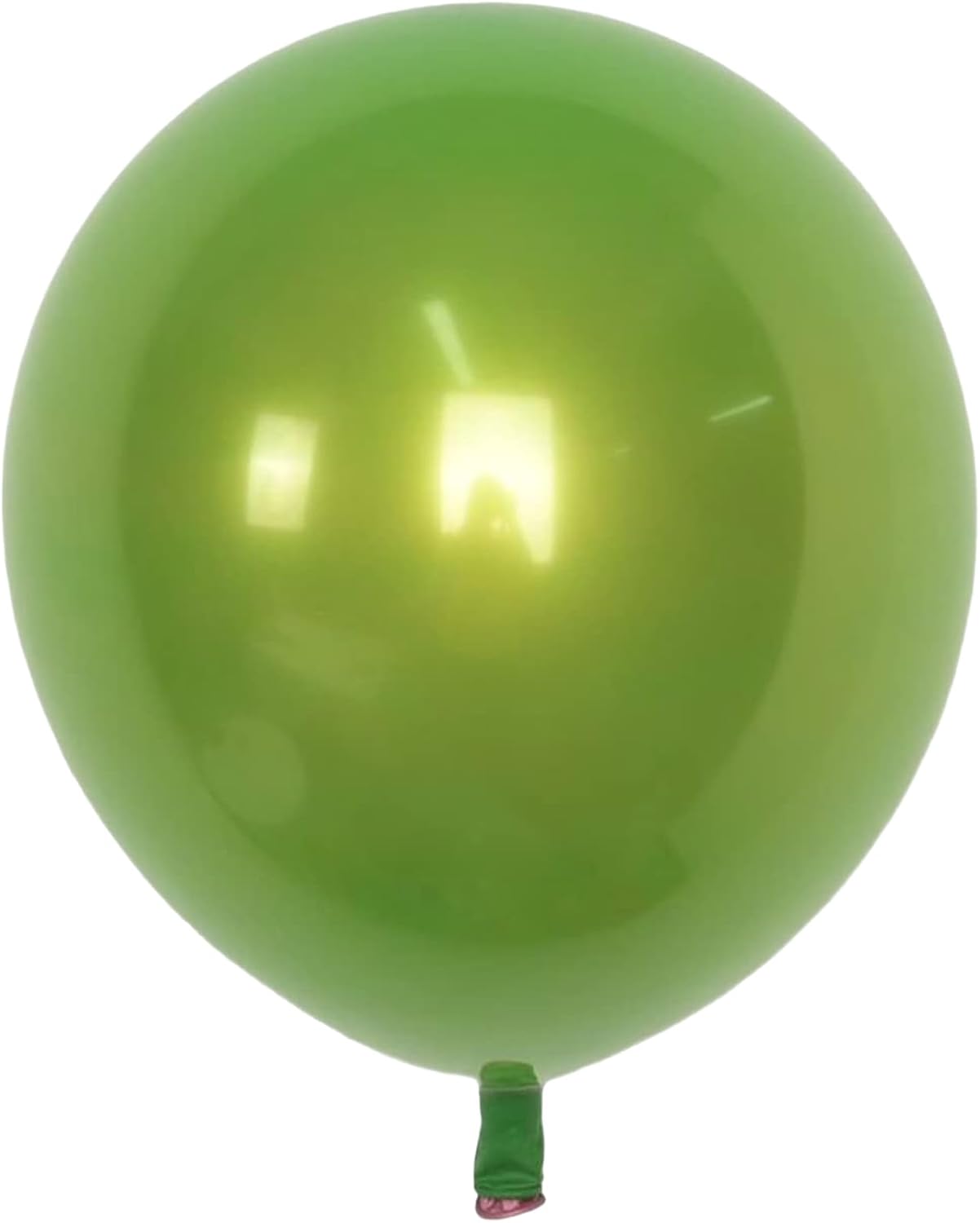 Chrome Green Balloons 12 Inch, Double Stuffed Metallic Light Green Balloons, Shiny Thick Chrome Metallic Balloon Latex Helium Balloon for Birthday Wedding Party Decoration Supplies