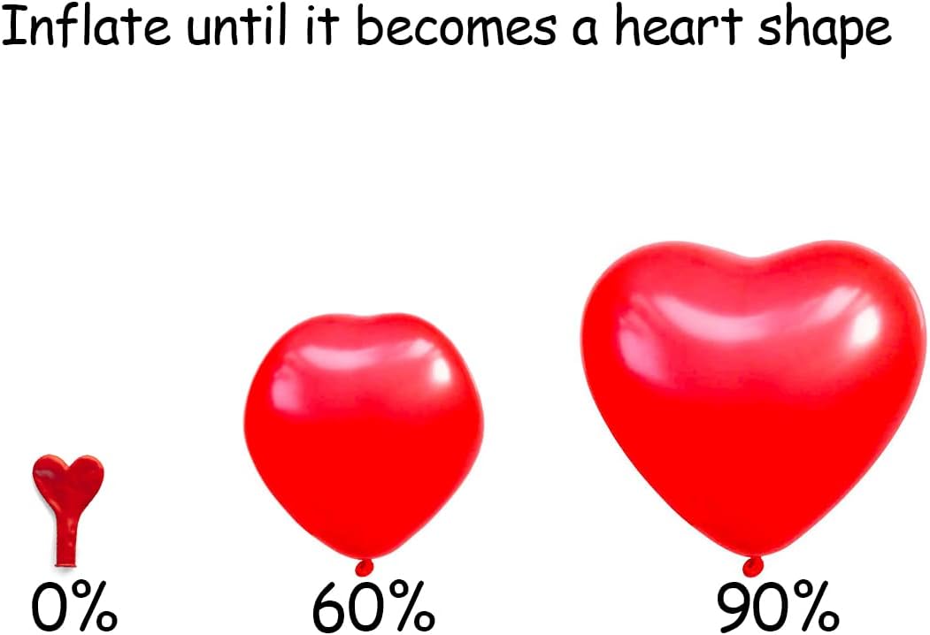 AFTERLOON® Biodegradable Balloons 100 pcs Pastel Purple 12 Inch Heart Shaped 100 pcs Thickened Strong Helium Float Indoor Outdoor Proposal Marriage Love Baby Shower Gender Reveal Wedding Bridal