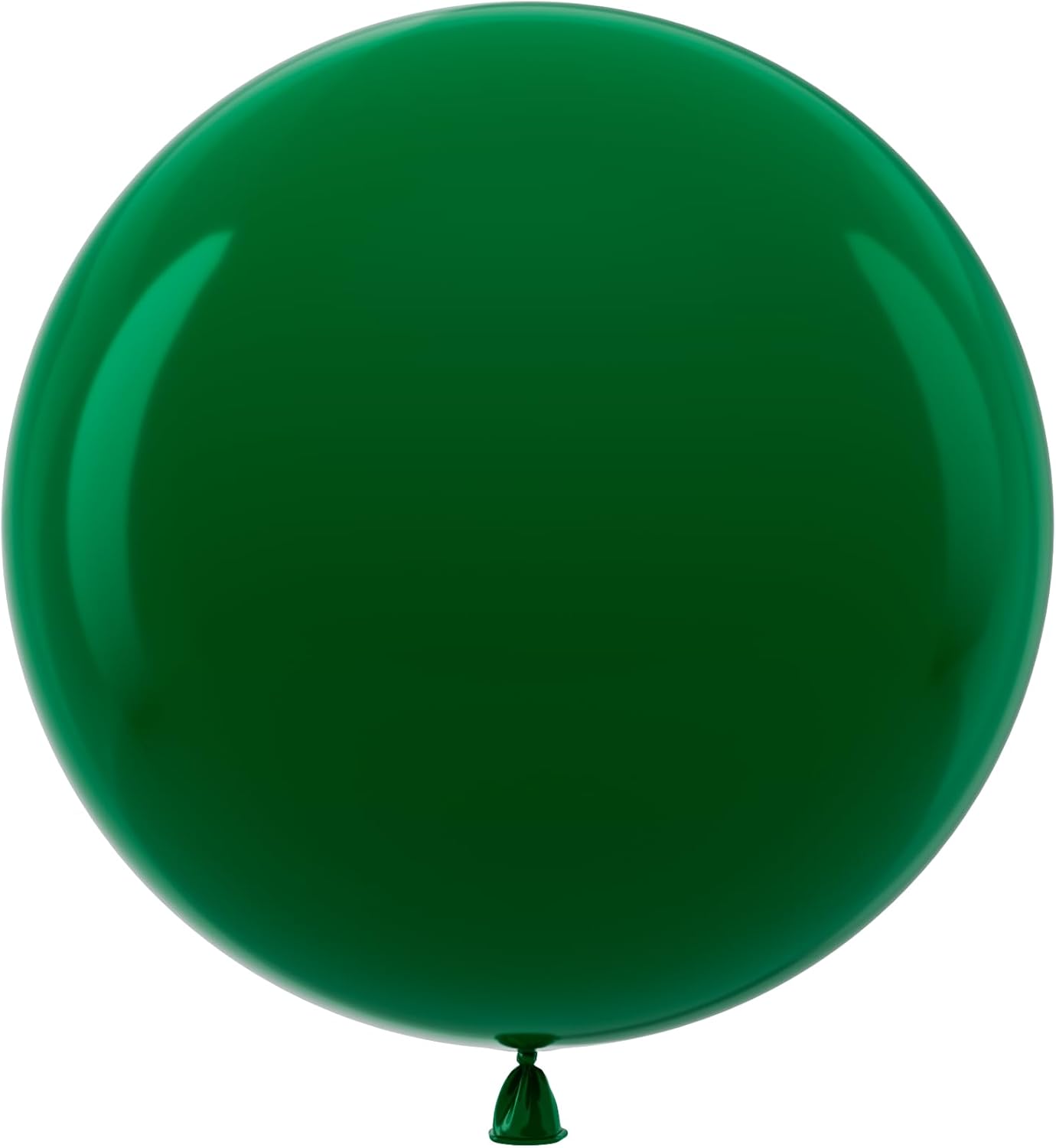 Bezente Dark Green Giant Balloons 36 Inch - 8 Pack Jumbo Green Balloons Large Round Emerald Green Latex Balloons for Bridal Shower Christmas St. Patrick's Day Jungle Safari Theme Party Decorations