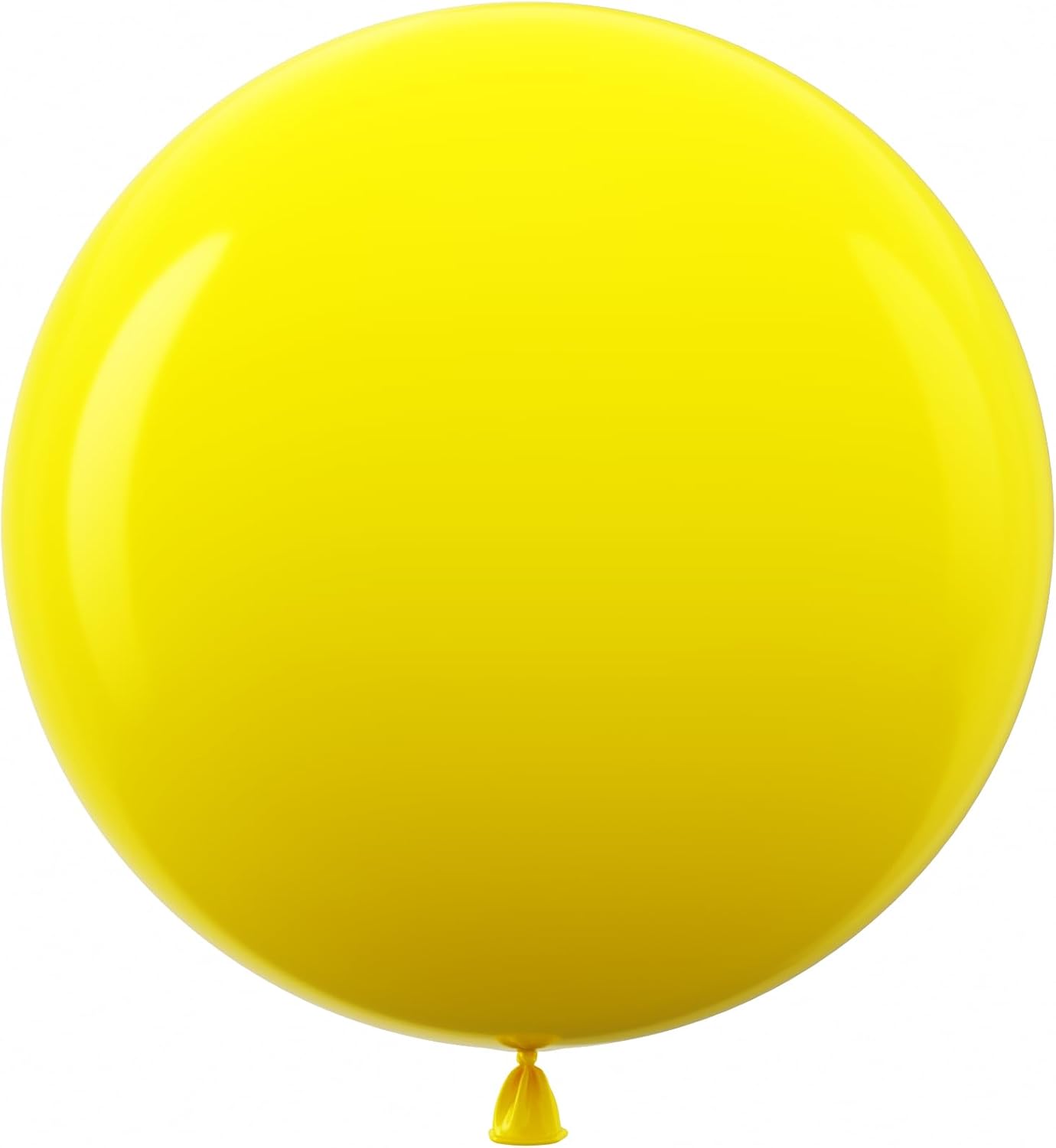 Bezente Yellow Giant Balloons 36 Inch - 8 Pack Jumbo Yellow Balloons Large Round Yellow Latex Balloons for Bridal Shower Birthday Sunflower Theme Party Decorations