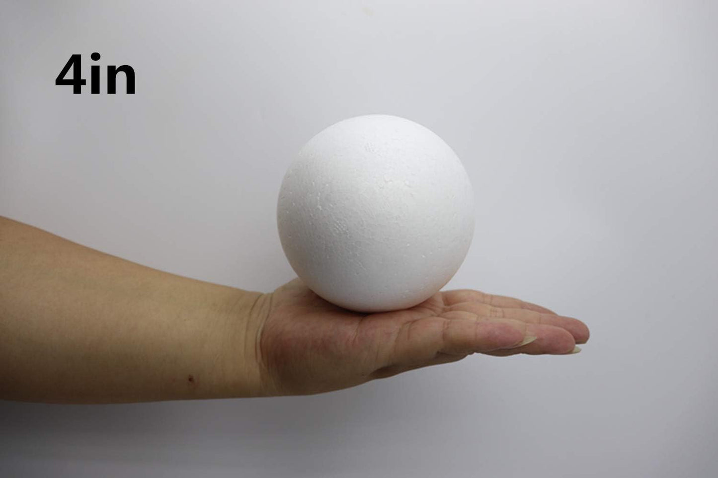 FFchuanhe 39 Pack Craft Foam Balls, 5 Sizes Including 2-7.8 in, Polystyrene Smooth Round Balls for Arts and Crafts, Wedding, DIY Craft for Home, Supplies School Craft Project and Holiday Party