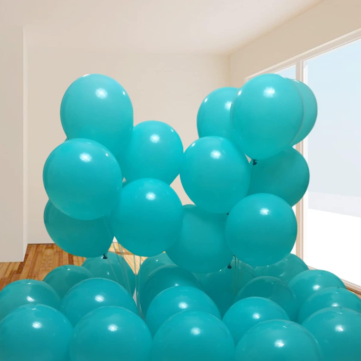 300 Pack Turquoise Teal Balloons 12 inch Turquoise Latex Balloon Bulk for Various Party Events Decorations