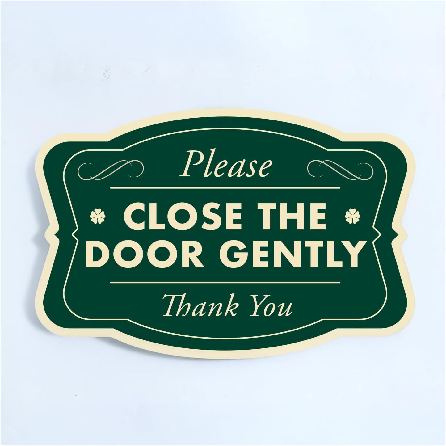 Custom Decorative Outdoor Metal Sign - Personalized Aluminum Driveway Sign, Waterproof, Made in USA - Design 3 Forest Green 24x18 In