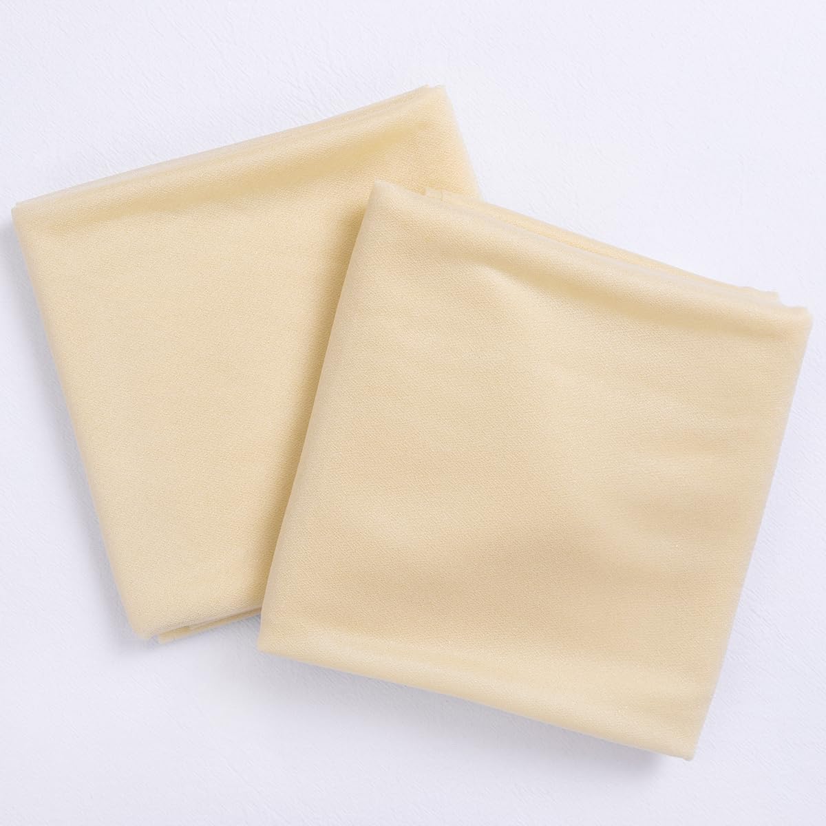 Socomi Champagne Sheer Wedding Arch Draping Fabric 29" x 20Ft 2 Panels Outdoor Curtain Drapes Extra Long for Bridal Baby Shower Ceremony Birthday Party Decor