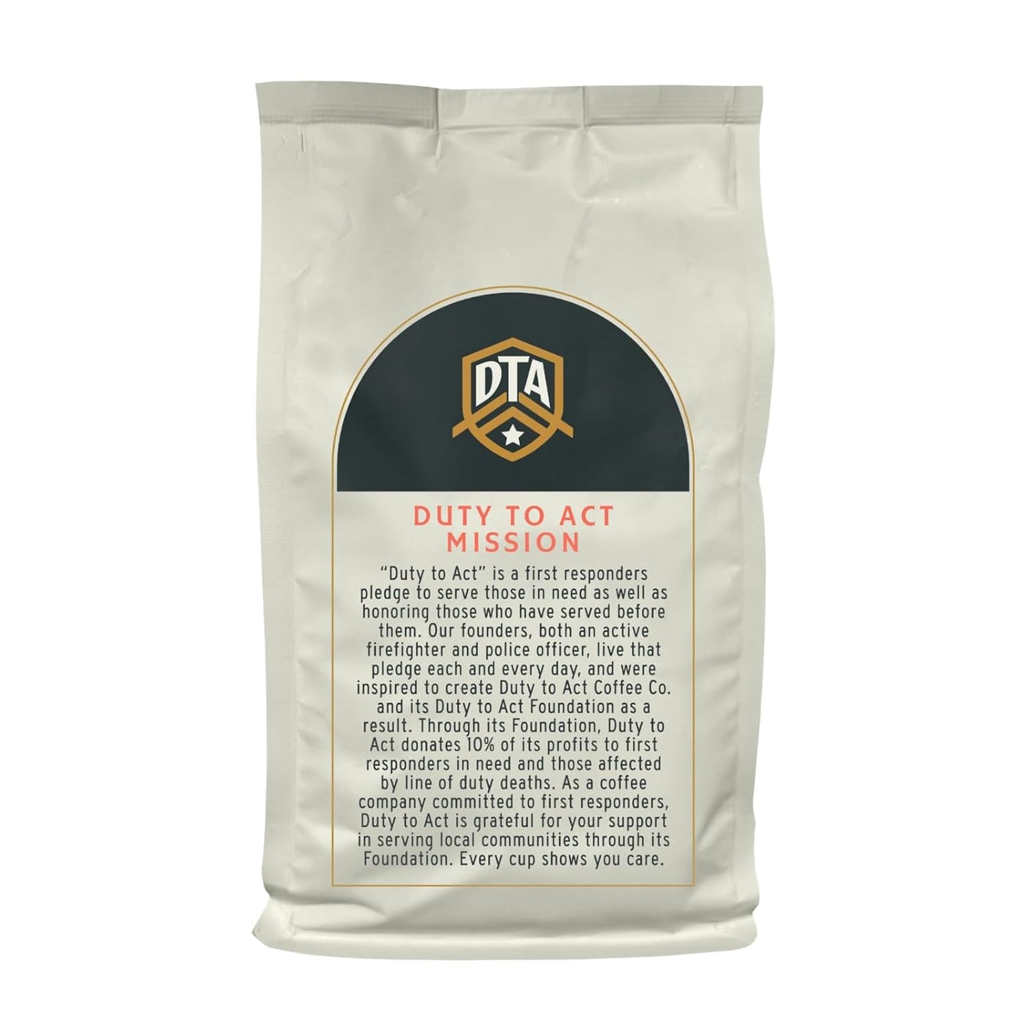 Duty to Act Medium Roast Whole Bean Coffee, 2 lbs (Pack of 6)