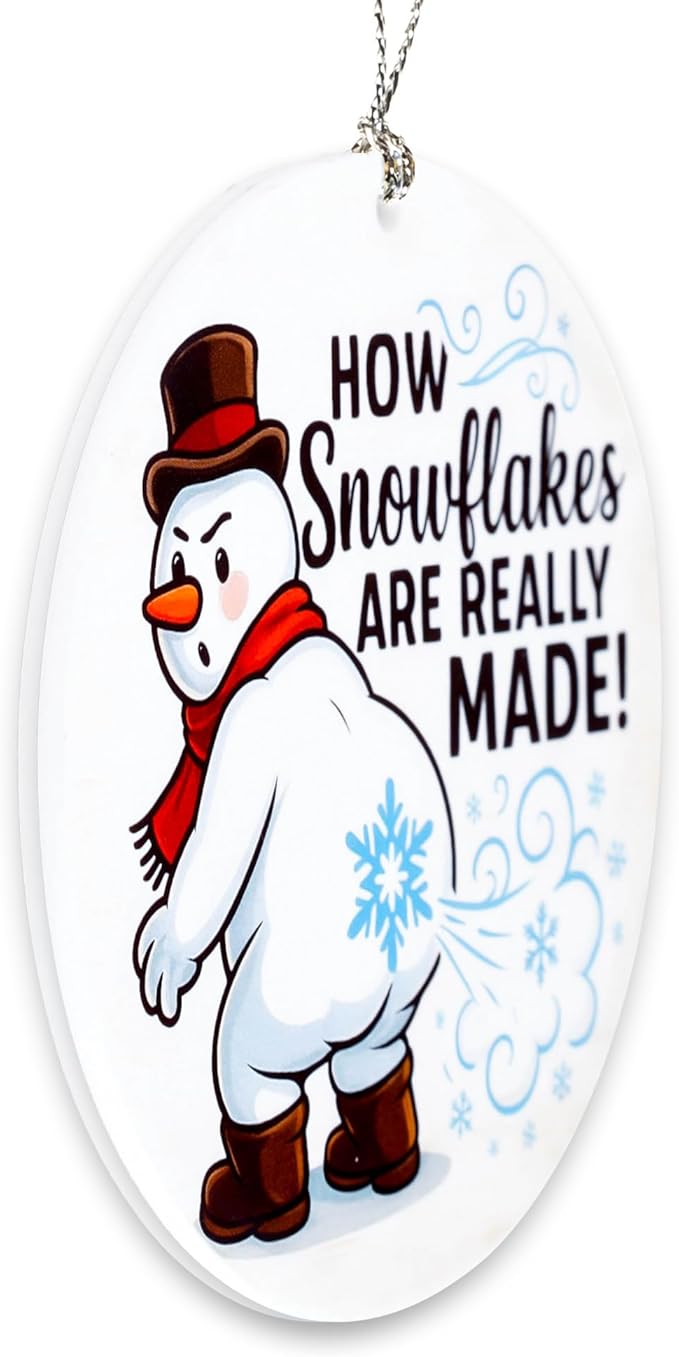 Snowman ornament - snowman ornaments for christmas tree - xmas ornament - acrylic christmas ornaments -Christmas ornament 2025 -Suncatcher Effect stained glass window hanging - car hanging accessories