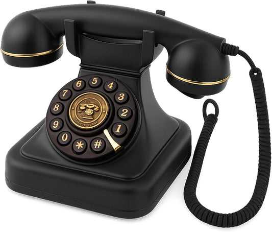 Audio Guest Book Wedding Phone, Retro Audio Phone Guestbook with Clear Voice Recording for Wedding Reception, Bridal Shower, Birthday, Baby Shower, Anniversary, Engagement