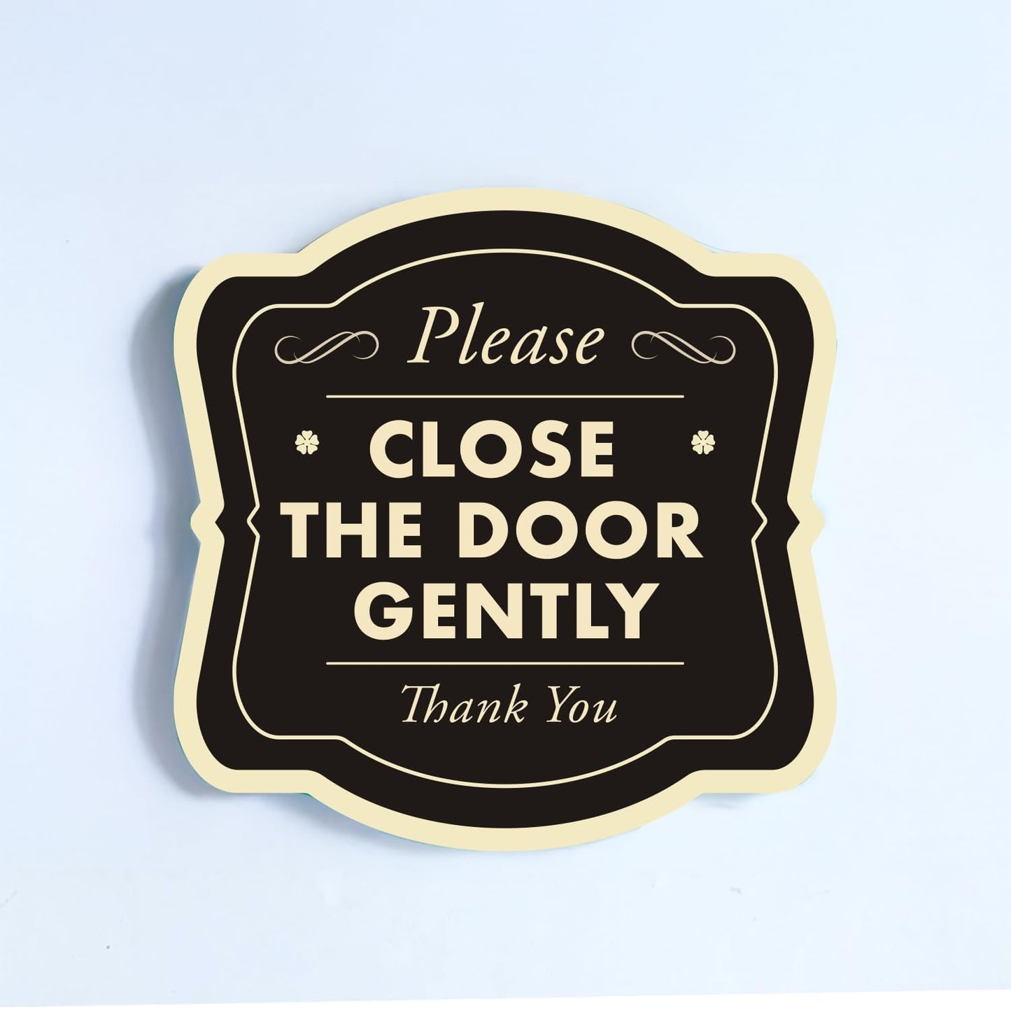 Custom Outdoor Decorative Metal Sign, Personalized Aluminum, Driveway Waterproof Sign, USA Made - Black 12x12