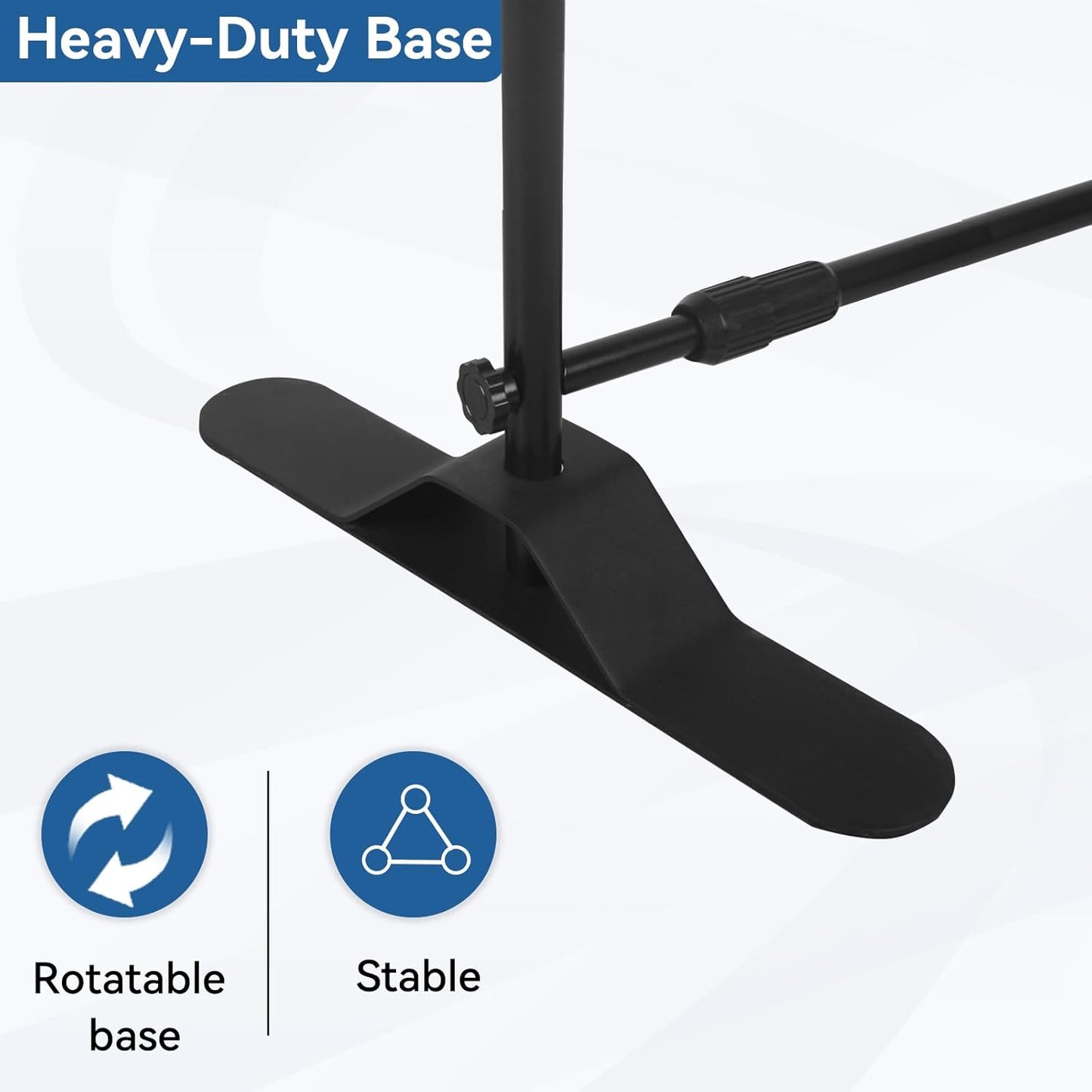 8x8 FT(WxH) Heavy Duty Backdrop Banner Stand with Adjustable Telescopic Tube,Step and Repeat Stand for Parties, Photo Booths, Exhibit Events and More Easy to Install(Carrying Bag Included)