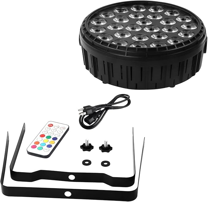 LED Stage Light RGBW 160W Led Par Lights Remote & DMX Controlled Sound Activated Auto Play 8/4 Channel Uplights for Events DJ Wedding Halloween Birthday Party Live Show
