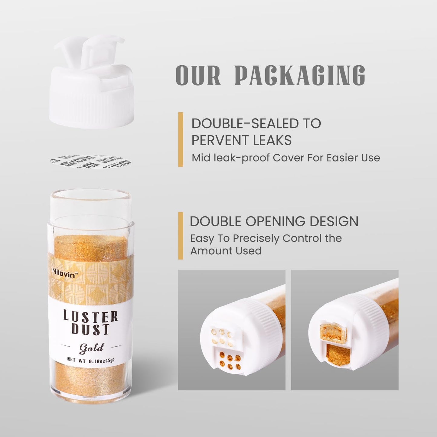 Red Edible Glitter for Drink, 5g Red Luster Dust Edible for Cake Decorating, Edible Glitter for Cocktails, Baking, Chocolate, Cookies, and Strawberries (0.18oz, red)