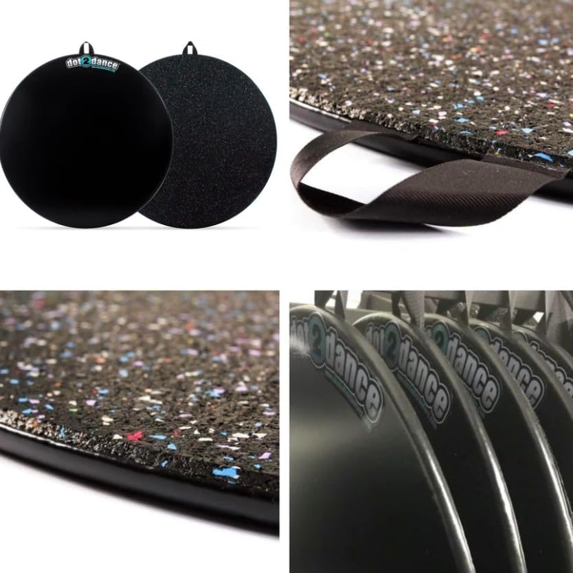 Portable Dance Floor, Marley Flooring Ballet Training Equipment, Tap Dance Floor, Turning Boards for Dancers & Figure Skating Practice Mat, Tap Board for Tap Dancing, Practice Pirouette