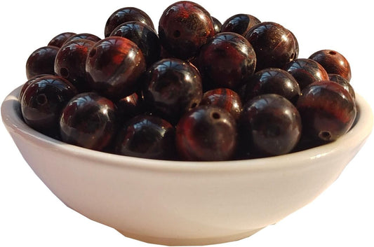 Stone Beads 8mm 100pcs Red Tiger Eye Beads Round Loose Gemstones Beads for Bracelet Necklace Jewelry Making (8mm, 60815 Red Tiger Eye)