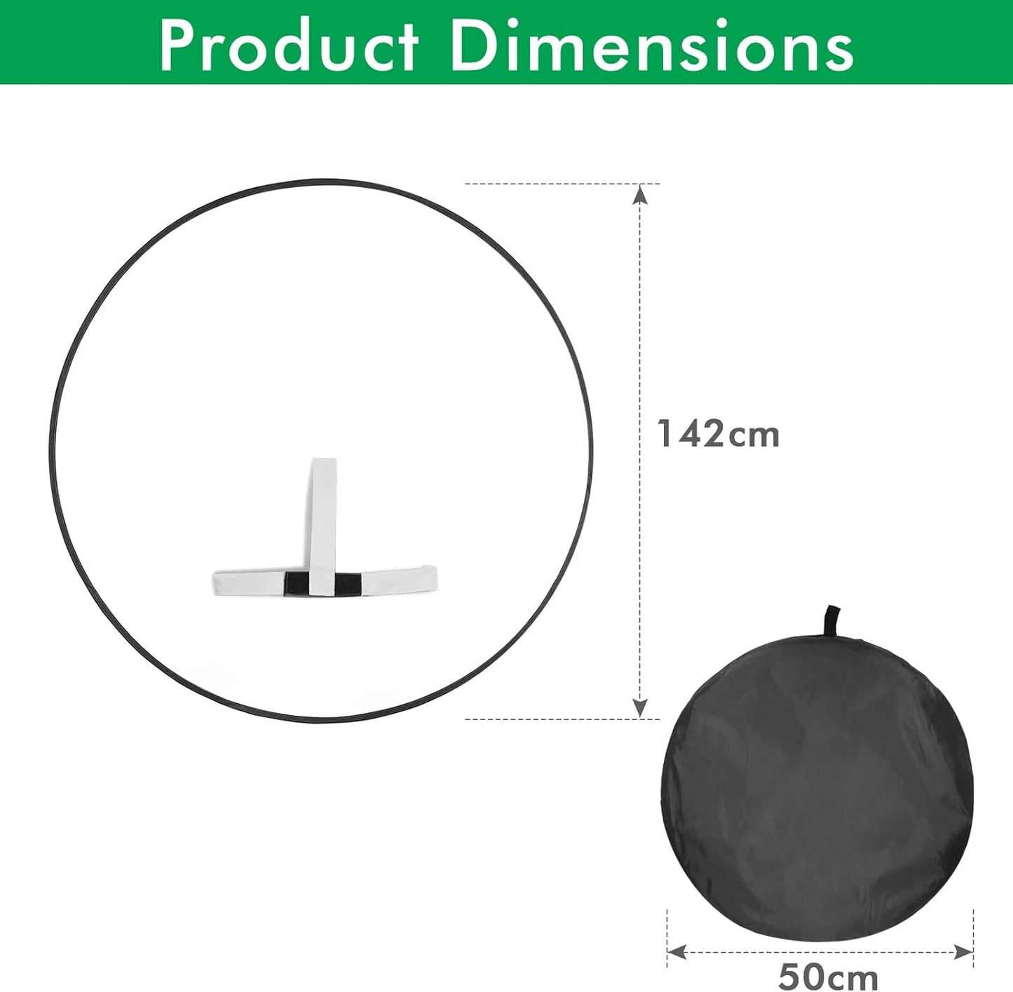 Portable White Screen Chair, 57 in BlueBackdrop with Stand Double Sided Foldable Screen Background , Chroma Key, Blue Backdrop for Chair Photography Streaming Gaming Photo Zoom Video Chats and Meeting