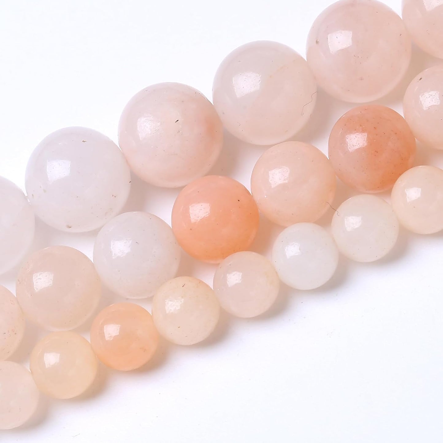 Streamer Powder Stone Beads for Jewelry Making DIY Craft Gemstone Beads Kit (10mm, 35pcs) Cosmic Crystal Pebbles for Bracelets, Necklaces, Home Decor