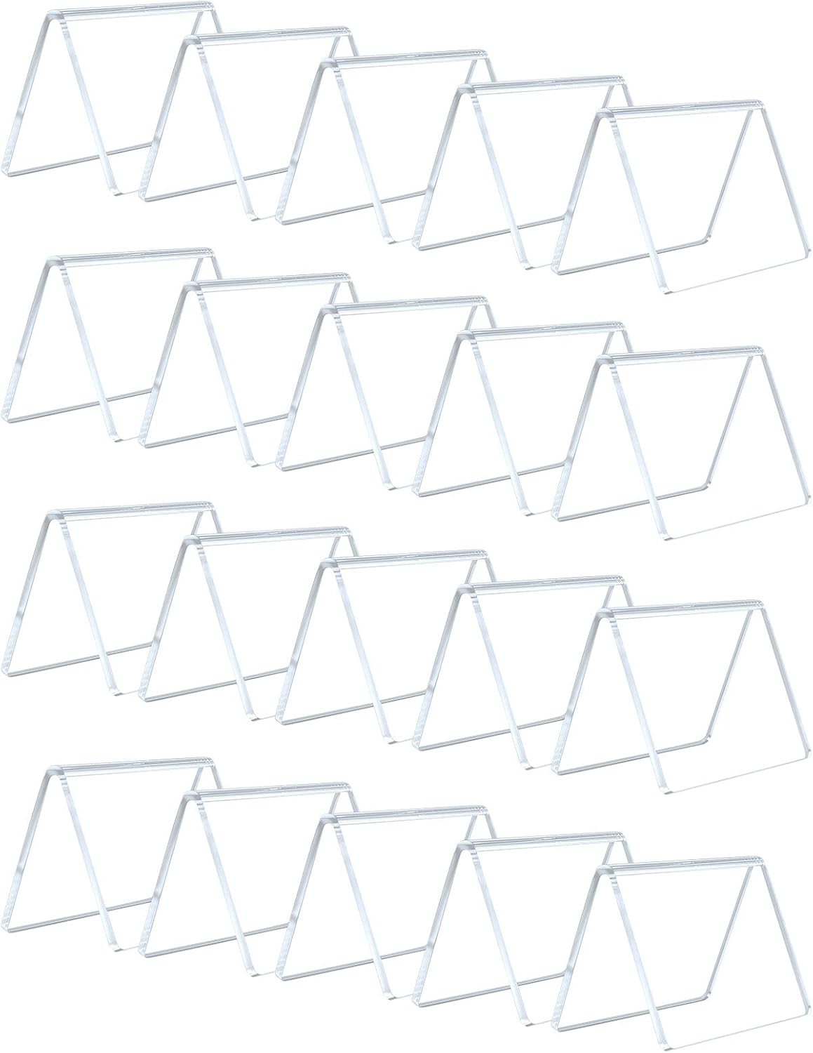 20 Pack AITEE Mini Chalkboard Signs - Acrylic Tabletop Signs for Food, Weddings, Parties & Messages