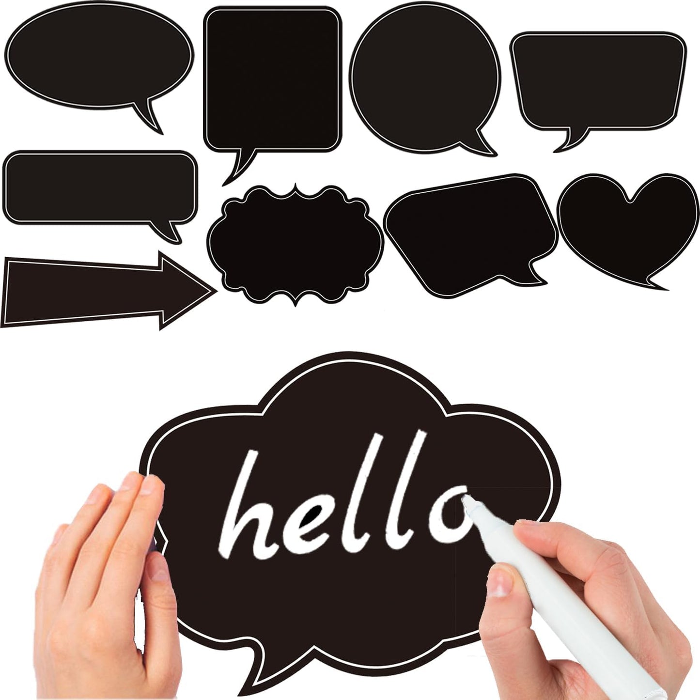 35pcs Insta-Themed Social Media Party Selfie Photo Booth Props with Speech Bubble DIY Photo Props for Birthday, Graduation, Festivals, Anniversary, Wedding Event Decoration Party Supplies