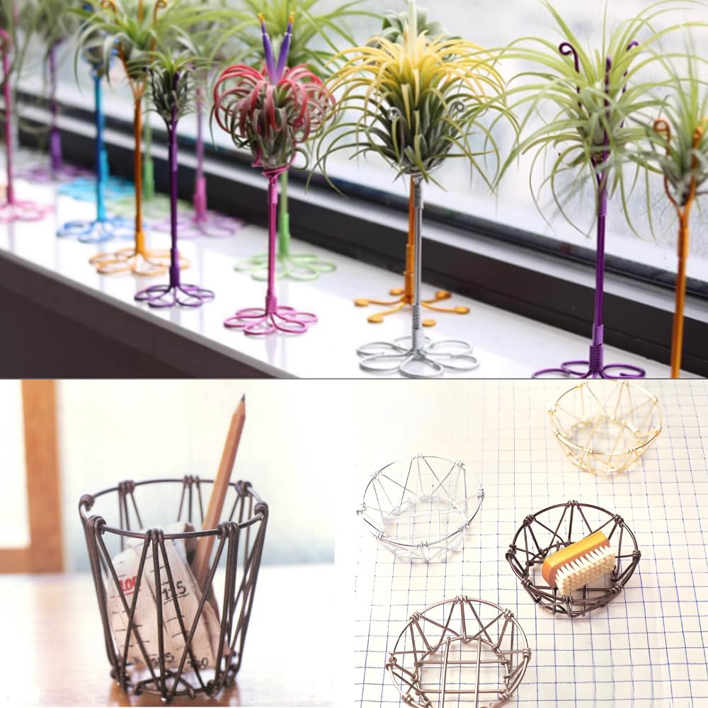 12 Gauge Pink Aluminum Craft Wire (105FT) - Anodized for Jewelry Making, Beading Floral, Plant Gardening, Sculpting & Modeling Craft Wire(Pink #13, 2mm)