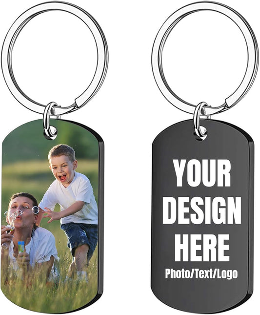 Custom Keychain, Personalized Keychain with Photo, Perfect Creative Gifts Suitable for Friend and Family