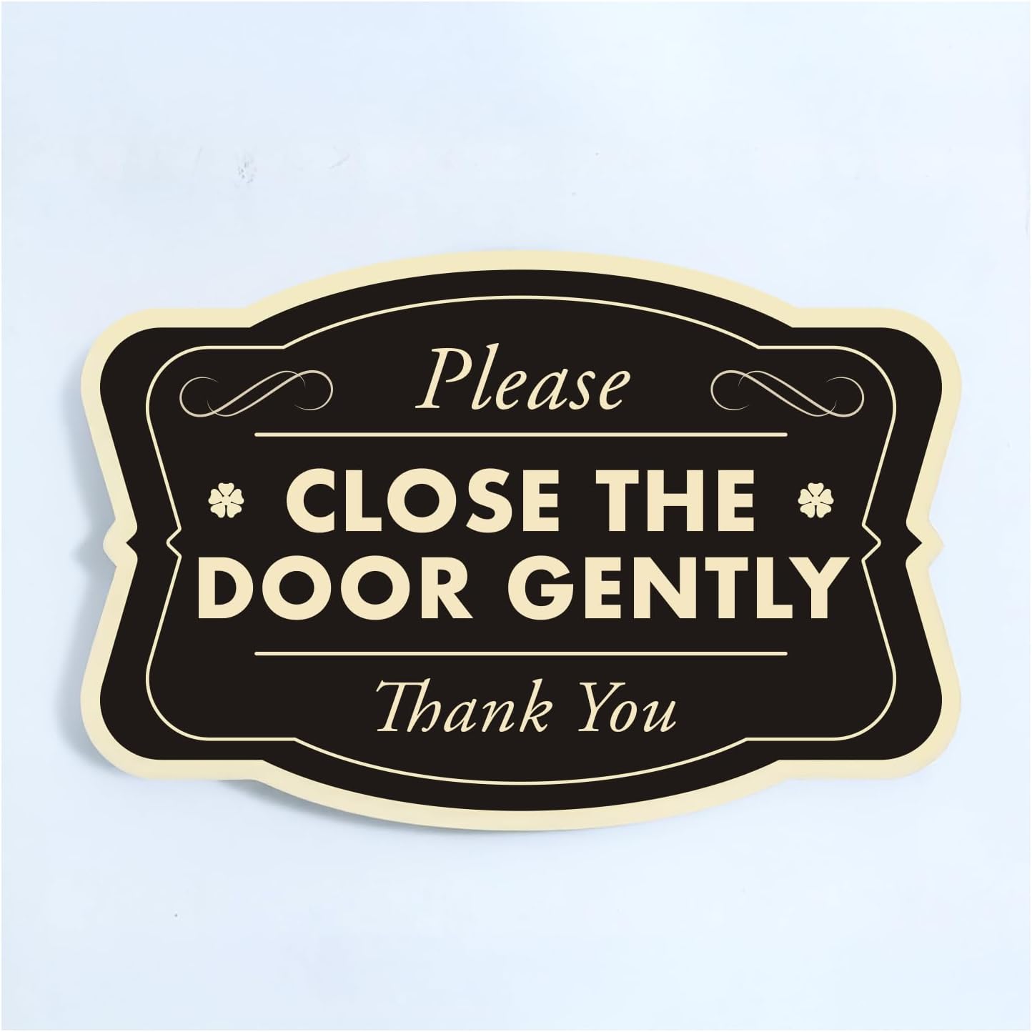 Custom Decorative Outdoor Metal Sign - Personalized Aluminum Driveway Sign, Waterproof, Made in USA - Design 3 Black Charcoal 18x12 In