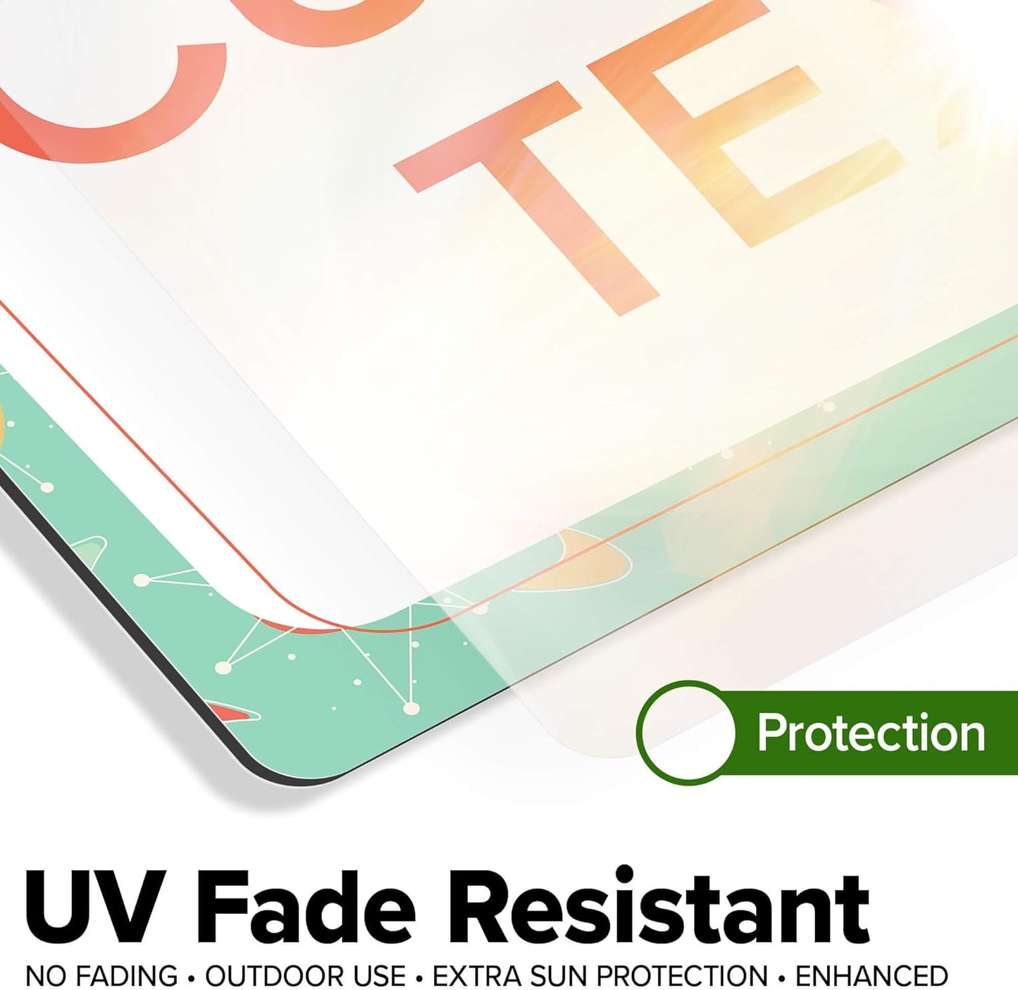 Custom Sign, Custom Street Sign, 11 Font Colors, 13 Font Styles, 4 Hole Options, 22 Sizes, 10x14 Inches, Rust Free DiBound, Fade Resistant, Made in USA by My Sign Center (Mid-Century Modern 2)