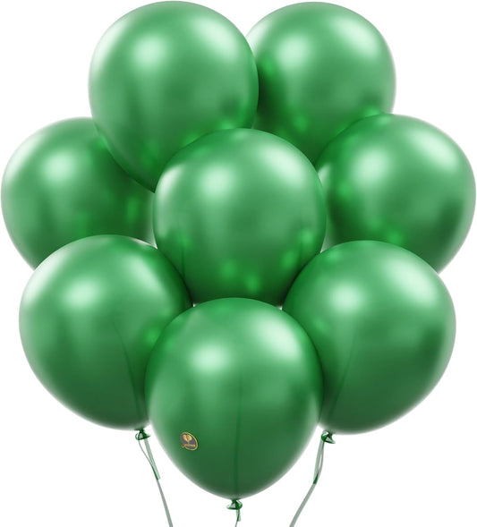 AFTERLOON® Biodegradable Balloons 24 pcs Pearlized Light Green 10 Inch, Pearlescent Thickened Extra Strong Natural Latex Helium Float, Colorful Bulk Color ballon Globos Para Decoration De Fiestas Kids