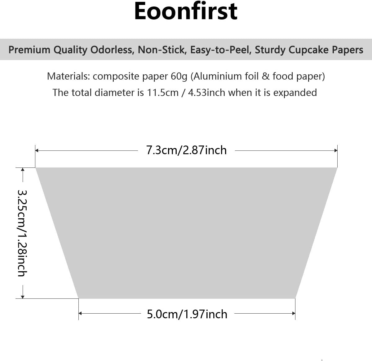 Eoonfirst Pink Foil Cupcake Case Liners Valentine's Day Baking Muffin Paper Cups 198 Pcs