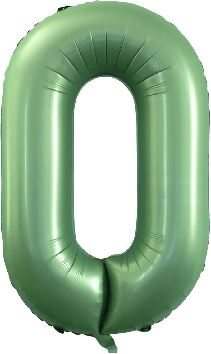 GOER 42 Inch 2026 Foil Number Balloons for 2026 New Year Eve Festival Party Supplies Graduation Decorations (Olive Green)