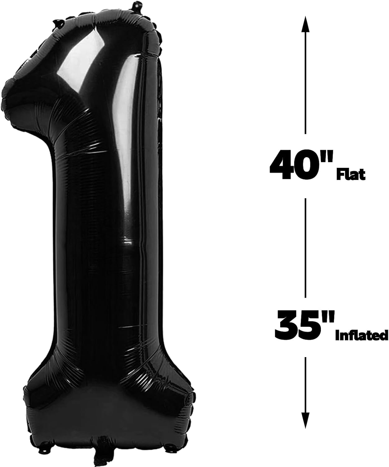 Black Number 12 Balloon, 40 Inch, Birthday Party Decorations, Anniversary & Graduation Supplies