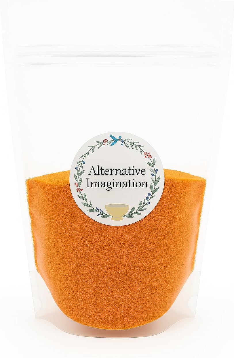 Coral Sand - Fine Colored Sand for Ritual Use, Zen Gardens, Incense Burners, Smudging Bowls, Unity Ceremonies, Mandalas, Spiritual Practices, Arts & Crafts by Alternative Imagination (1 Pound)