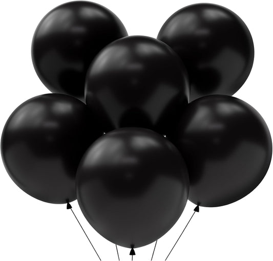 30 pcs Black Balloons 18 Inch - Large Thick Latex Balloon for Birthday Bridal Shower Wedding Party Decorations