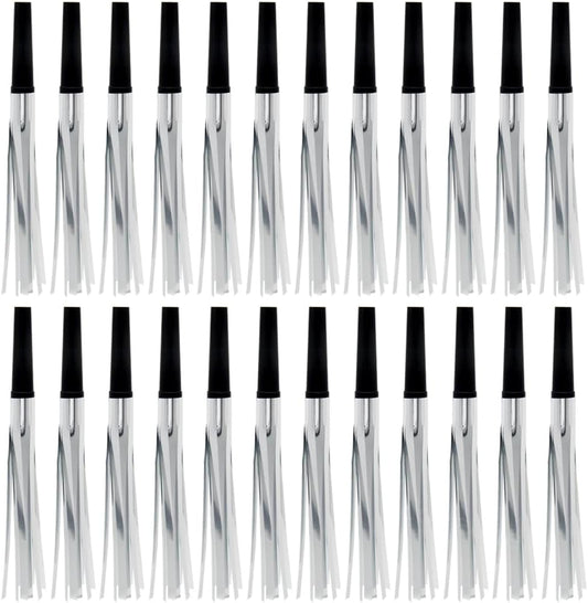 Lovecheer 24/60PCS Glitter Noise Makers Metallic Fringed Party Blowers for Adults Birthday Wedding Graduation 2025 New Years Musical Blowouts