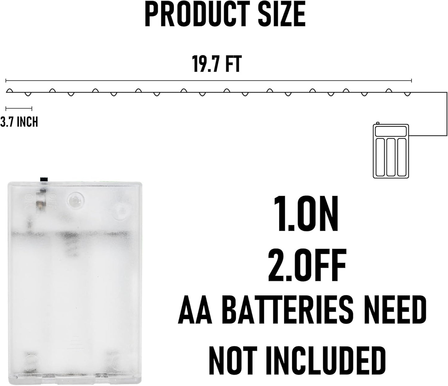 Dazzle Bright Fairy Lights Battery Operated, 2 Pack Total 40FT 120LED Silver Wire Waterproof String Lights, Christmas St. Patrick's Day Decorations for Indoor Outdoor Bedroom Yard Decor, Green