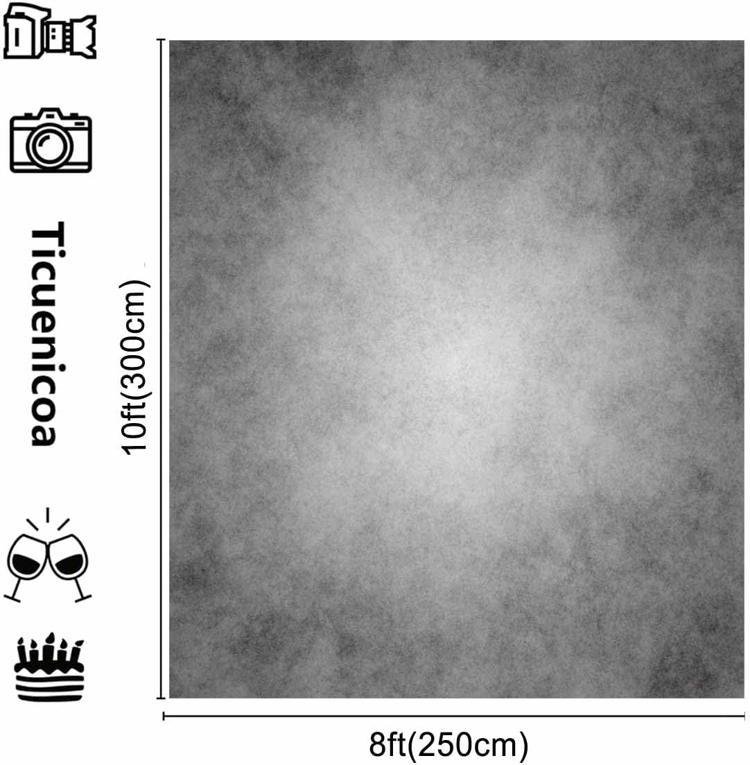 8x10ft Gray Abstract Photography Backdrops Grey Portrait Photo Studio Prop Background for Photographyer Ash Texture Backdrop for Party