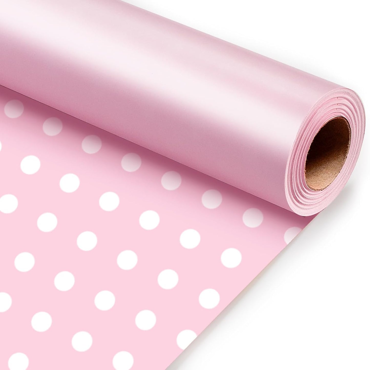 Garbendy Gift Wrapping Paper Roll-Solid Color Pearly-Lustre Paper,Perfect for Wedding, Valentine's Day,Birthday, Christmas,Baby Shower, Party - 17 Inch X 33 Feet