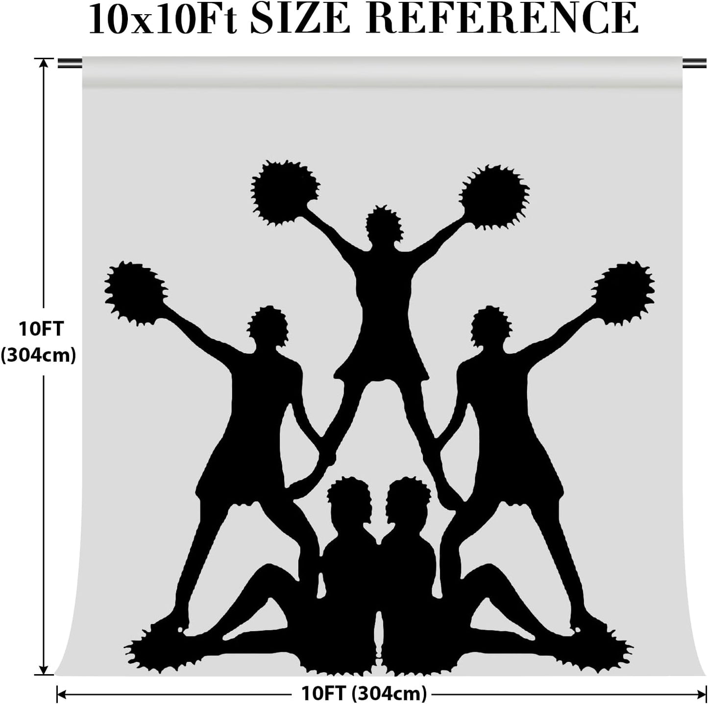 Eternal Beauty Black Sequin Backdrop, 10x10 Ft Glitter Background Curtains for Shimmer Photography Party Wedding Birthday Back Drop Decor