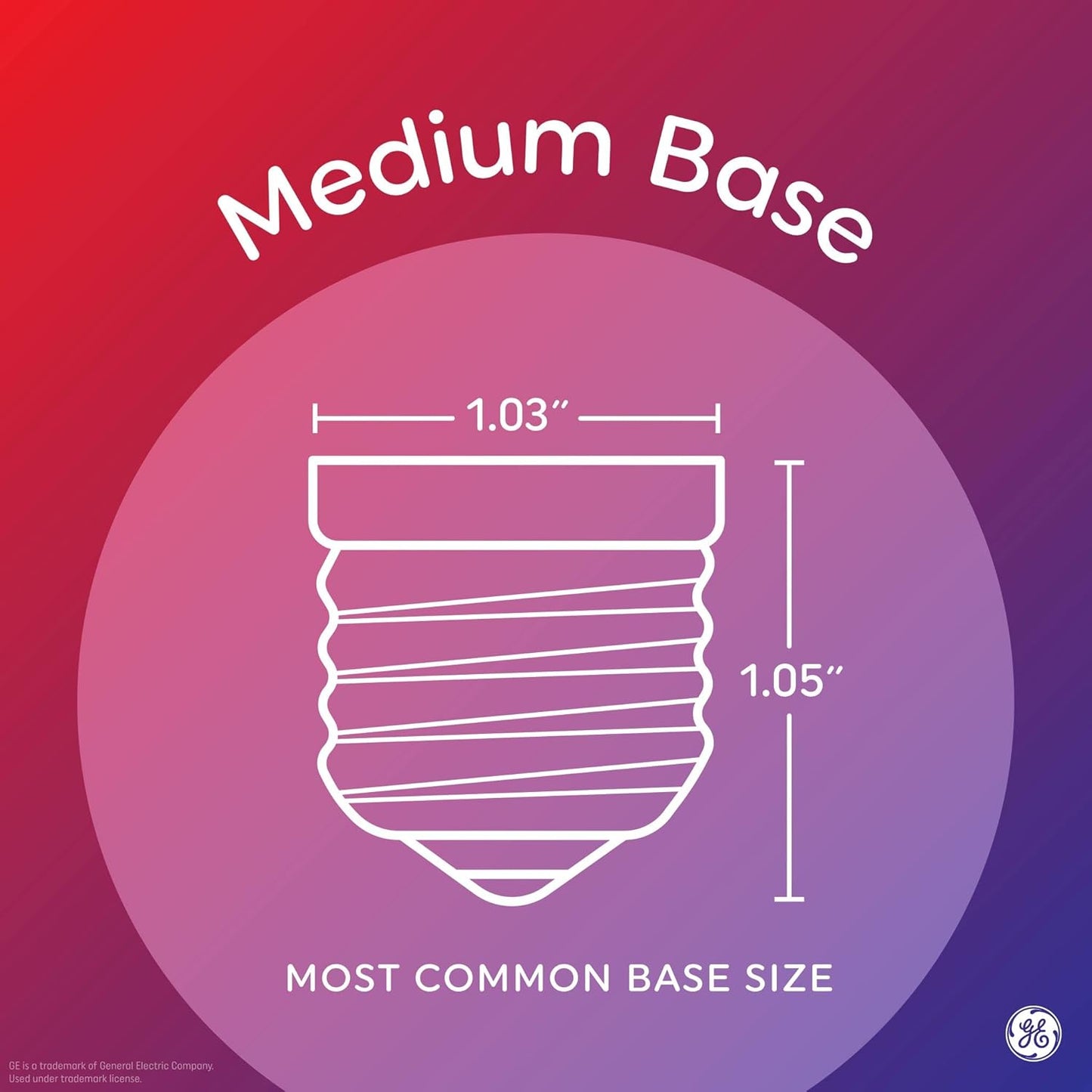 GE Refresh LED Light Bulbs, 60 Watt, Daylight, G25 Globe Bulbs, Medium Base (2 Pack)