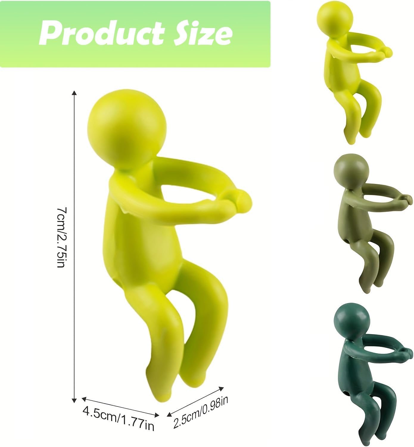 3-pcs Plant Propagation Buddy, Plant Cutting Holder for Stems, Sprouts and Shoots, Plant Propagation Friends for an Indoor Garden or a Plant Propagation Station (3, Green)