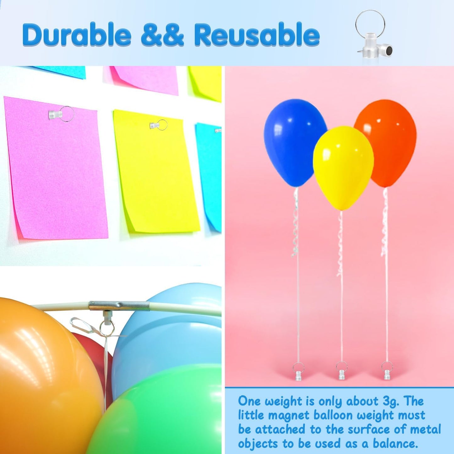 24PCS Balloon Weights Metallic Table Centerpiece Holders For Helium Balloon Accessories Small White Pendant For Birthday Wedding Chrismas Party (Round)