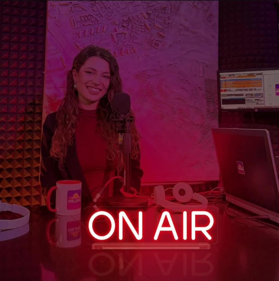 Ulalaza Smart RGB & Color Flow Effect Better On air LED Neon Sign with Remote & App Control Music Sync Timer Setting Acrylic Light for Wall Party Décor Bedroom Bar Wedding Home Birthday USB Powered