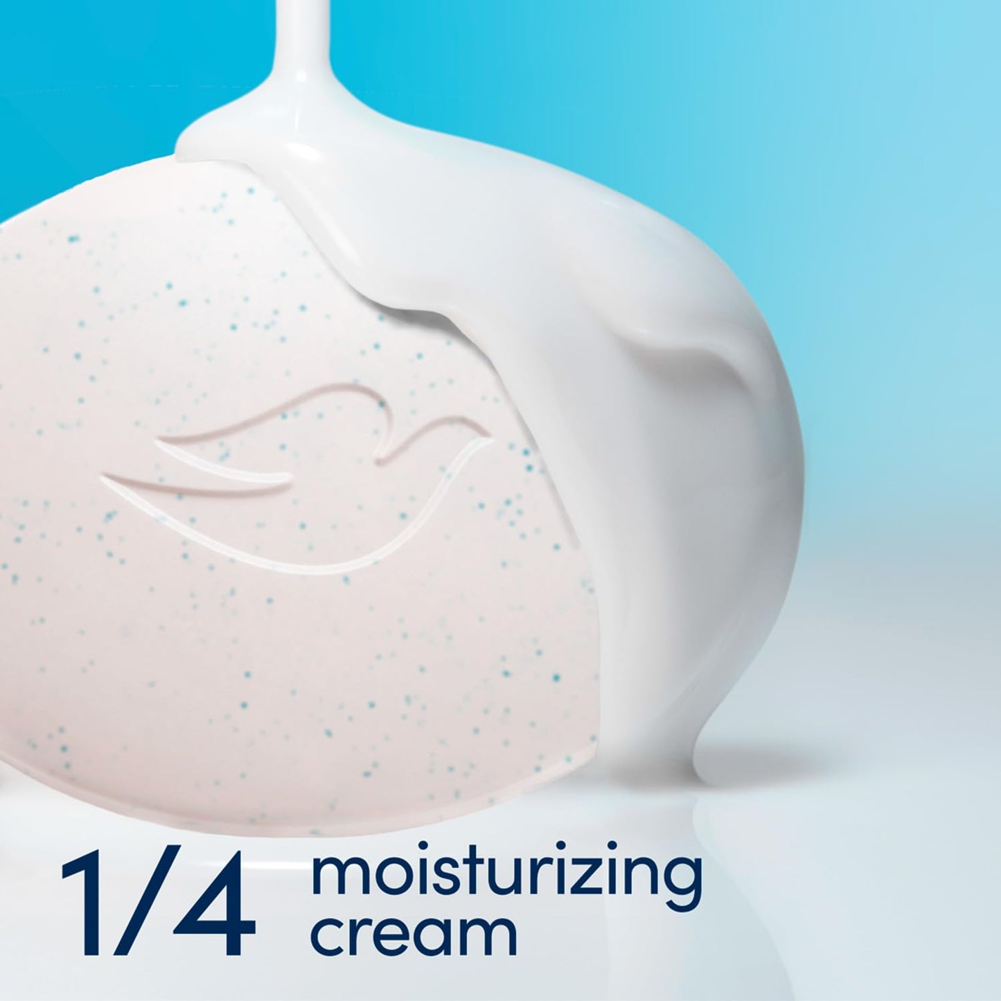 Dove Soap, Gentle Exfoliating Beauty Bar 8-Pack – 3-in-1 Moisturizing Face, Body & Hand Soap, 4.75 Oz Ea