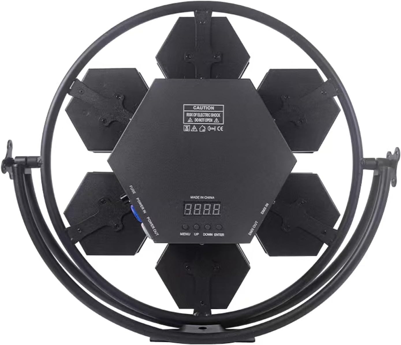 JUNMAN 7 Head Led Retro Background Effect Light DJ Disco Stage Lights 1pc Pack