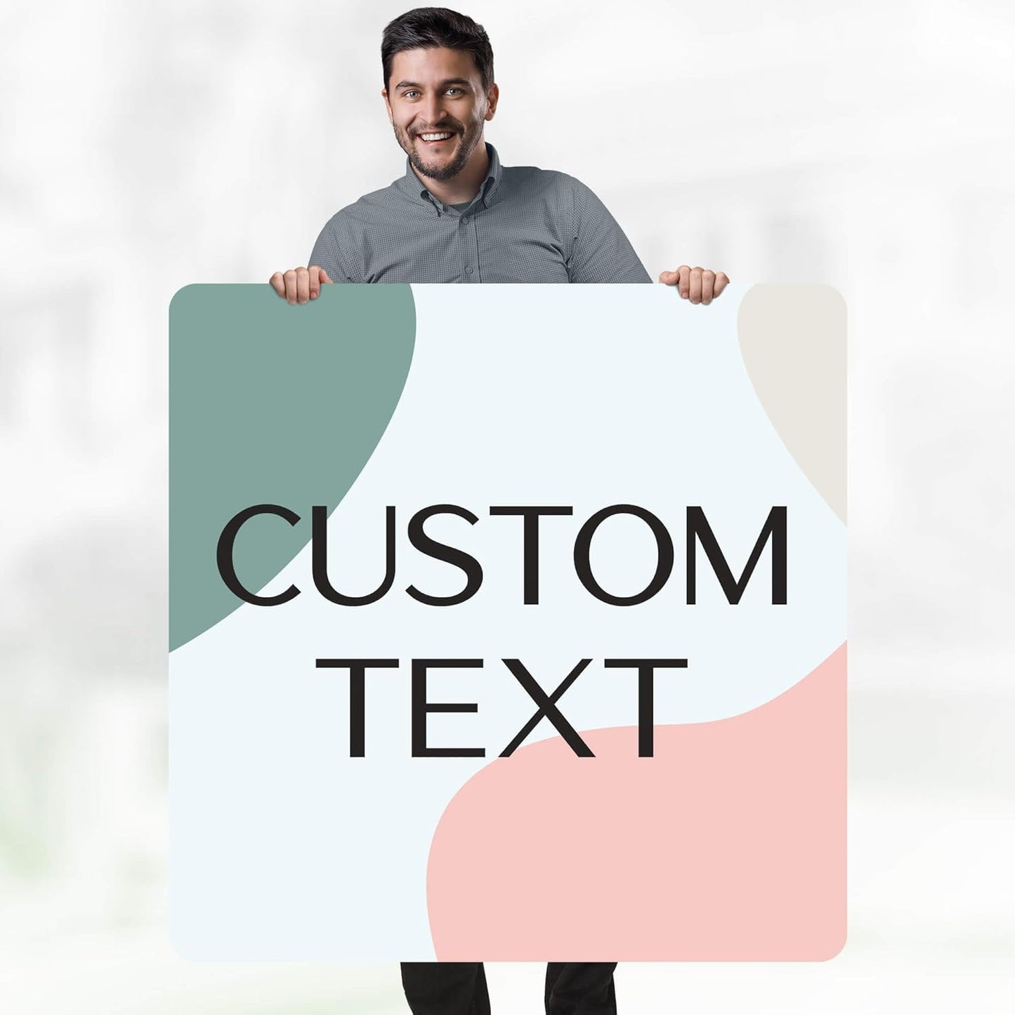 Custom Sign, Custom Street Sign, 11 Font Colors, 13 Font Styles, 4 Hole Options, 22 Sizes, 36x36 Inches, Rust Free DiBound, Fade Resistant, Made in USA by My Sign Center (Minimalist)