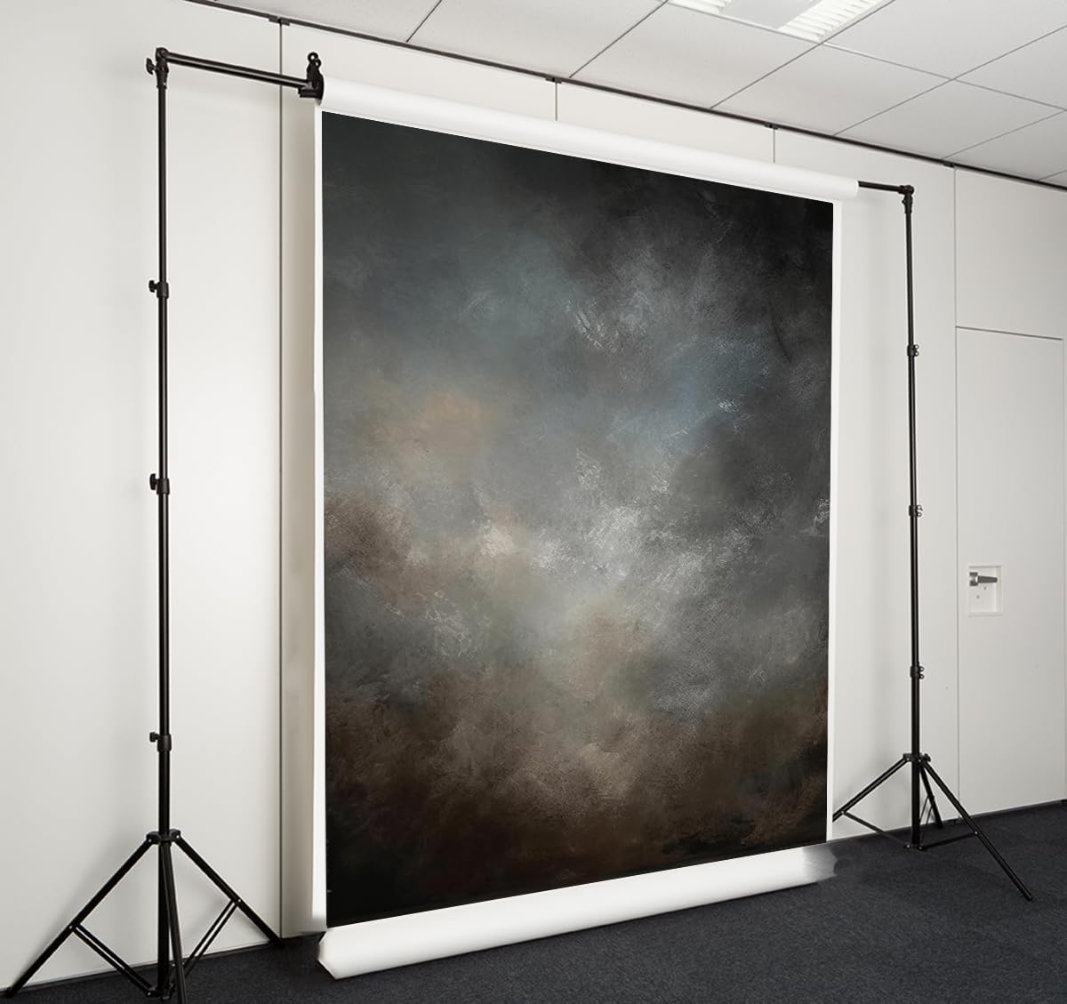 6.5x10ft Fabric Abstract Backdrop for Photography Vintage Portrait Old Master Background for Studio Prop